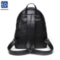 2018 fashion women custom leather backpack for college